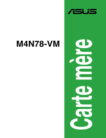 Asus M4N78-VM Motherboard Manuel utilisateur | Fixfr