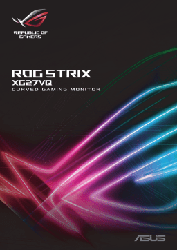 Asus ROG STRIX XG27VQ Monitor Mode d'emploi