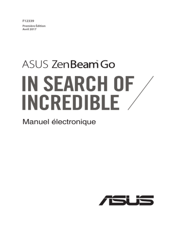 Asus ZenBeam Go E1Z Projector Mode d'emploi | Fixfr