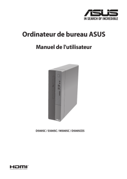 Asus S500SC Tower PC Manuel utilisateur