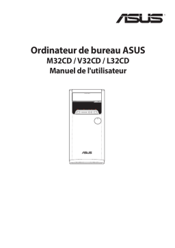 Asus VivoPC M32CD Tower PC Manuel utilisateur
