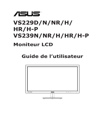 Asus VS239H-P Monitor Mode d'emploi | Fixfr