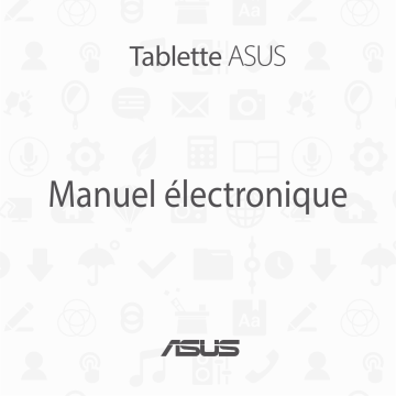 Asus Transformer Pad (TF103CG) Tablet Manuel du propriétaire | Fixfr