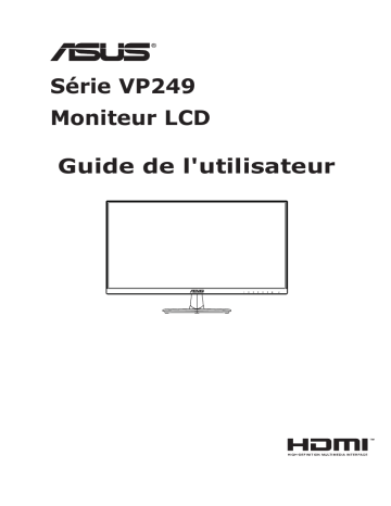 Asus VP249QGR Monitor Mode d'emploi | Fixfr