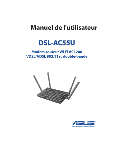 Asus DSL-AC55U 4G LTE / 3G Router Manuel utilisateur | Fixfr