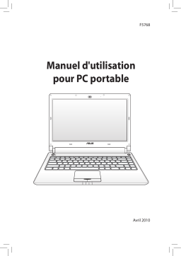 Asus U35Jc Laptop Manuel utilisateur