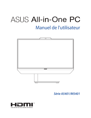 Zen AiO F5401 | Zen AIO A5401WRA | Zen AiO E5401WRA | Zen AiO 24 A5401 | Zen AiO 24 M5401 | Asus Zen AiO E5401 All-in-One PC Manuel utilisateur | Fixfr