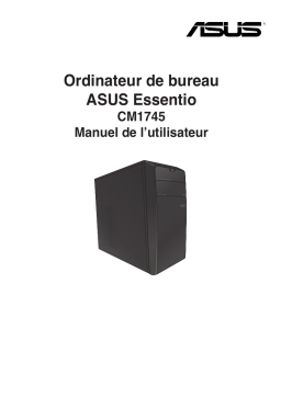Asus CM1745 Tower PC Manuel utilisateur