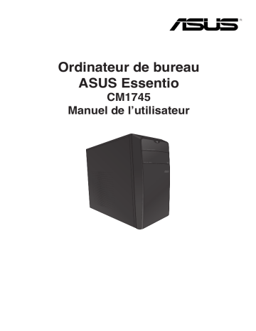 Asus CM1745 Tower PC Manuel utilisateur | Fixfr