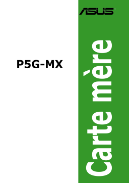 Asus P5G-MX Motherboard Manuel utilisateur