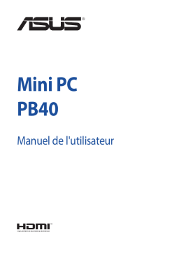 Asus Mini PC PB40 Mini PC Manuel utilisateur