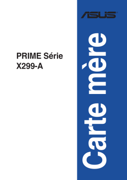 Asus PRIME X299-A Motherboard Manuel utilisateur