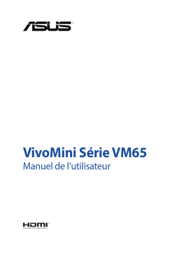 Asus VivoMini VM65N Mini PC Manuel utilisateur