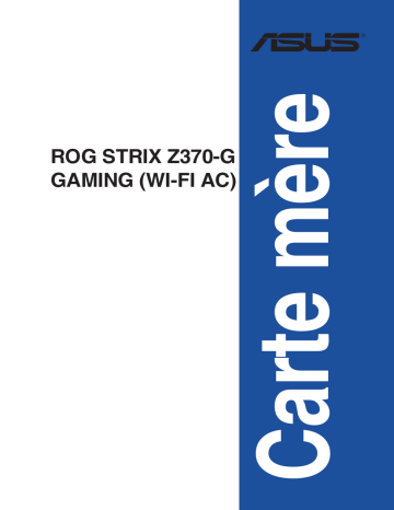 Asus ROG STRIX Z370-G GAMING (WI-FI AC) Aura Sync accessory Manuel utilisateur | Fixfr