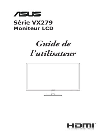 VX279HG | Asus VX279C Monitor Mode d'emploi | Fixfr