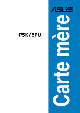 Asus P5K/EPU Motherboard Manuel utilisateur