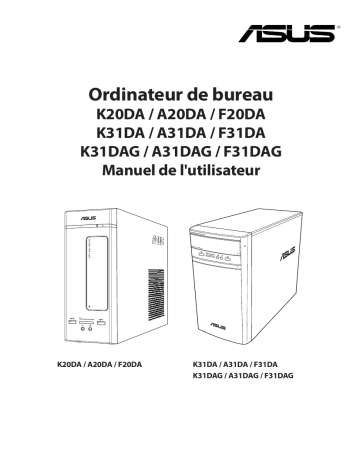 K20DA | Asus K31DAG Tower PC Manuel utilisateur | Fixfr