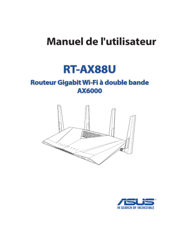 Asus RT-AX88U Gaming Router Manuel utilisateur | Fixfr