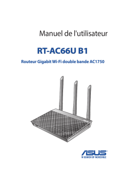 Asus RT-AC66U B1 4G LTE / 3G Router Manuel utilisateur