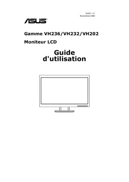 Asus VH236H Monitor Mode d'emploi