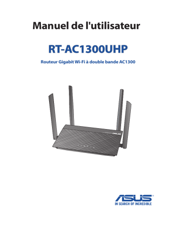 Asus RT-AC1300UHP 4G LTE / 3G Router Manuel utilisateur | Fixfr