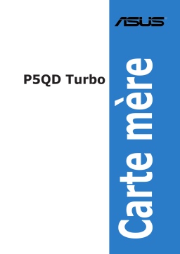 Asus P5QD Turbo Motherboard Manuel utilisateur