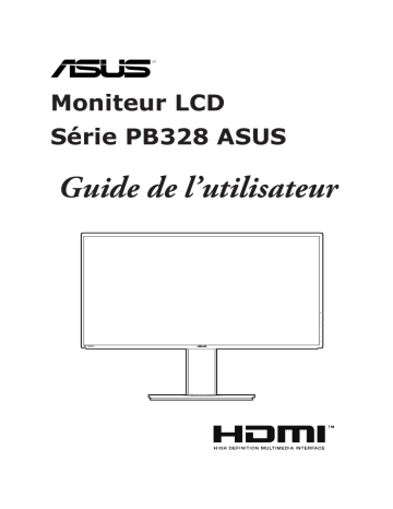 Asus PB328Q Monitor Mode d'emploi | Fixfr