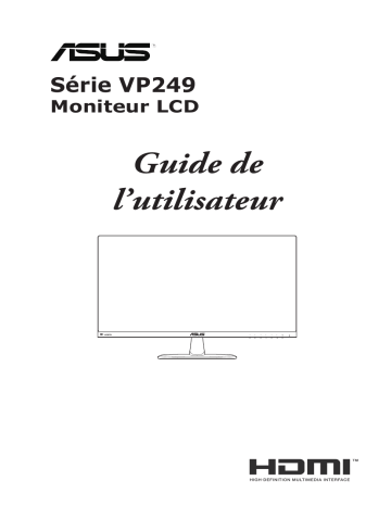 VP249H | VP249N-P | Asus VP249N Monitor Mode d'emploi | Fixfr