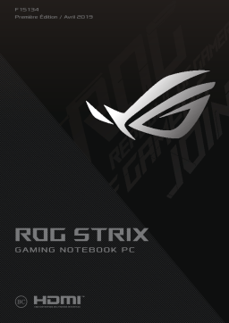 Asus ROG Strix Hero III Laptop Manuel utilisateur