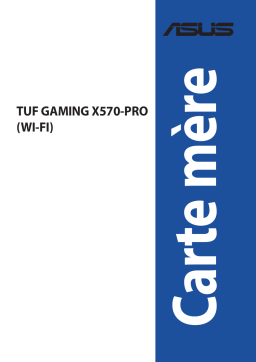 Asus TUF GAMING X570-PRO (WI-FI) Motherboard Manuel utilisateur