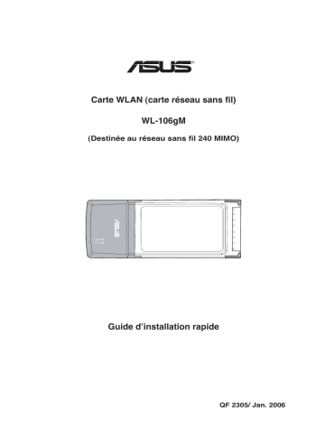 Asus WL-106gM 4G LTE / 3G Router Guide d'installation | Fixfr