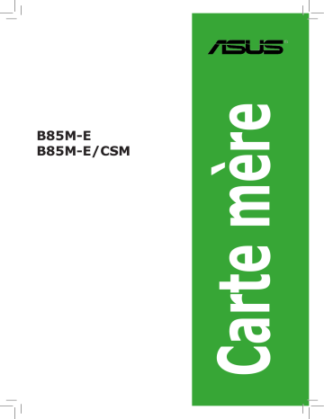 Asus B85M-E/CSM Motherboard Manuel utilisateur | Fixfr