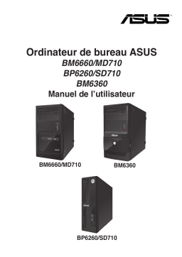 Asus BP6260 Desktop Manuel utilisateur