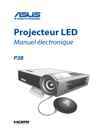 Asus P3B Projector Mode d'emploi | Fixfr