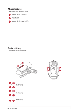 Asus ROG Pugio Aura Sync accessory Manuel utilisateur