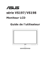 Asus VS197D Monitor Mode d'emploi