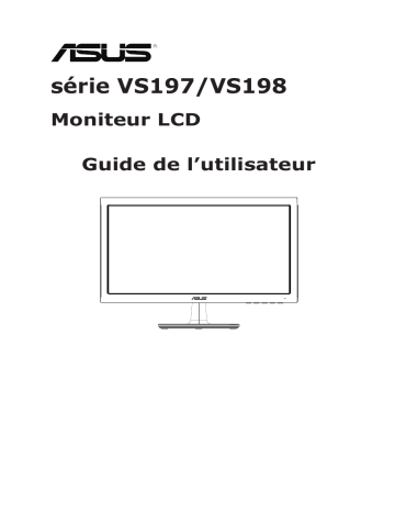 VS197DE | VS197D-P | VS197T-P | VS197N | VS198D-P | Asus VS197D Monitor Mode d'emploi | Fixfr