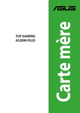 Asus TUF GAMING A520M-PLUS Motherboard Manuel utilisateur