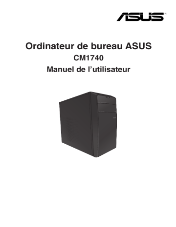 Asus CM1740 Tower PC Manuel utilisateur | Fixfr