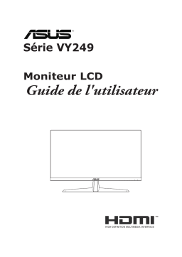 Asus VY249HE-W Monitor Mode d'emploi