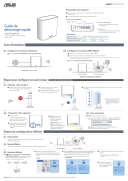 Asus ZenWiFi AC (CT8) 4G LTE / 3G Router Guide de démarrage rapide