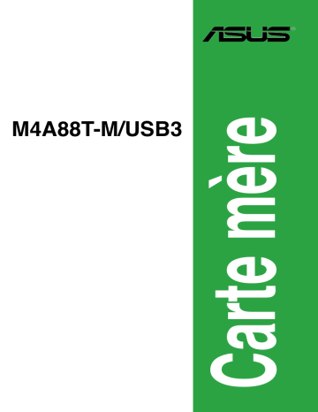 Asus M4A88T-M/USB3 Motherboard Manuel utilisateur | Fixfr