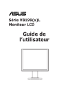 Asus VB199TL Monitor Mode d'emploi