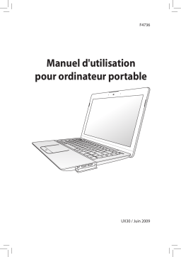 Asus UX30 Laptop Manuel utilisateur
