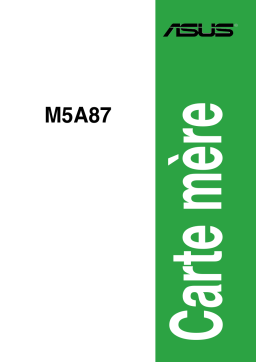 Asus M5A87 Motherboard Manuel utilisateur