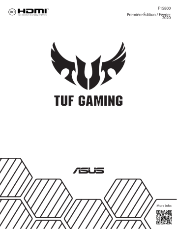 Asus TUF Gaming A15 Laptop Manuel utilisateur | Fixfr