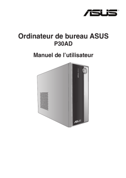 Asus P30AD Tower PC Manuel utilisateur