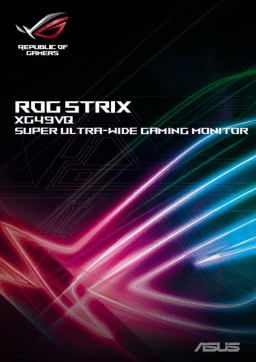 Asus ROG Strix XG49VQ Aura Sync accessory Mode d'emploi