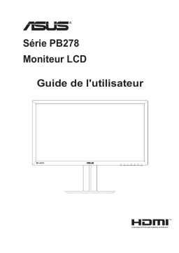 Asus PB278QV Monitor Mode d'emploi