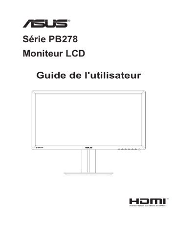 Asus PB278QV Monitor Mode d'emploi | Fixfr